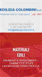 Mobile Screenshot of ediliziacolombini.it
